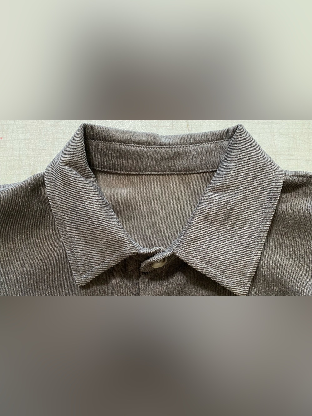 Women’s gray corduroy top - Picture 4 of 10